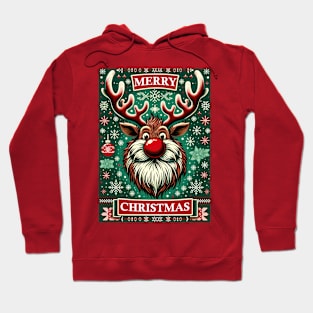 Rudolph Christmas Sweater Hoodie